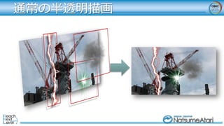 通常の半透明描画
 