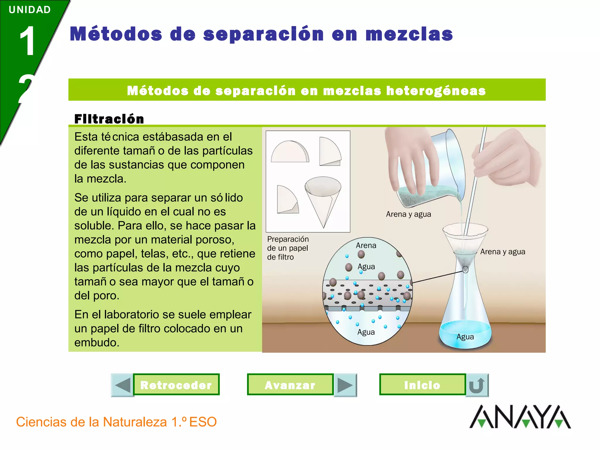P metodos de separacion en mezclas | PPT
