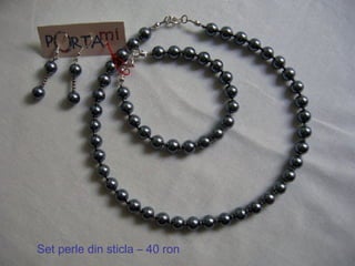 Set perle din sticla – 40 ron 