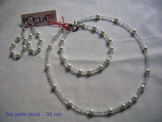Set perle sticla – 35 ron 