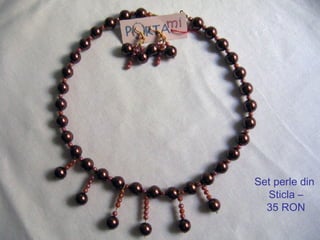 Set perle din  Sticla – 35 RON 