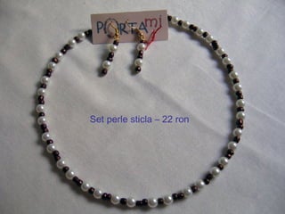 Set perle sticla – 22 ron 