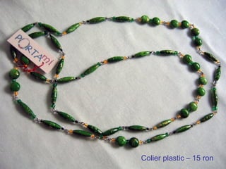 Colier plastic – 15 ron 