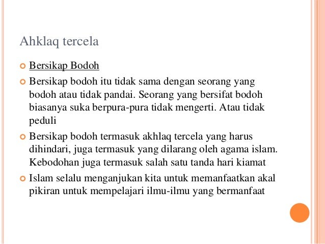 Akidah akhlaq kelas 3