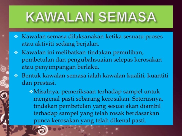 Proses Kawalan Kualiti - kawalangaleri