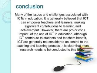 issues and challenges in integrating ICT in school | PPTX