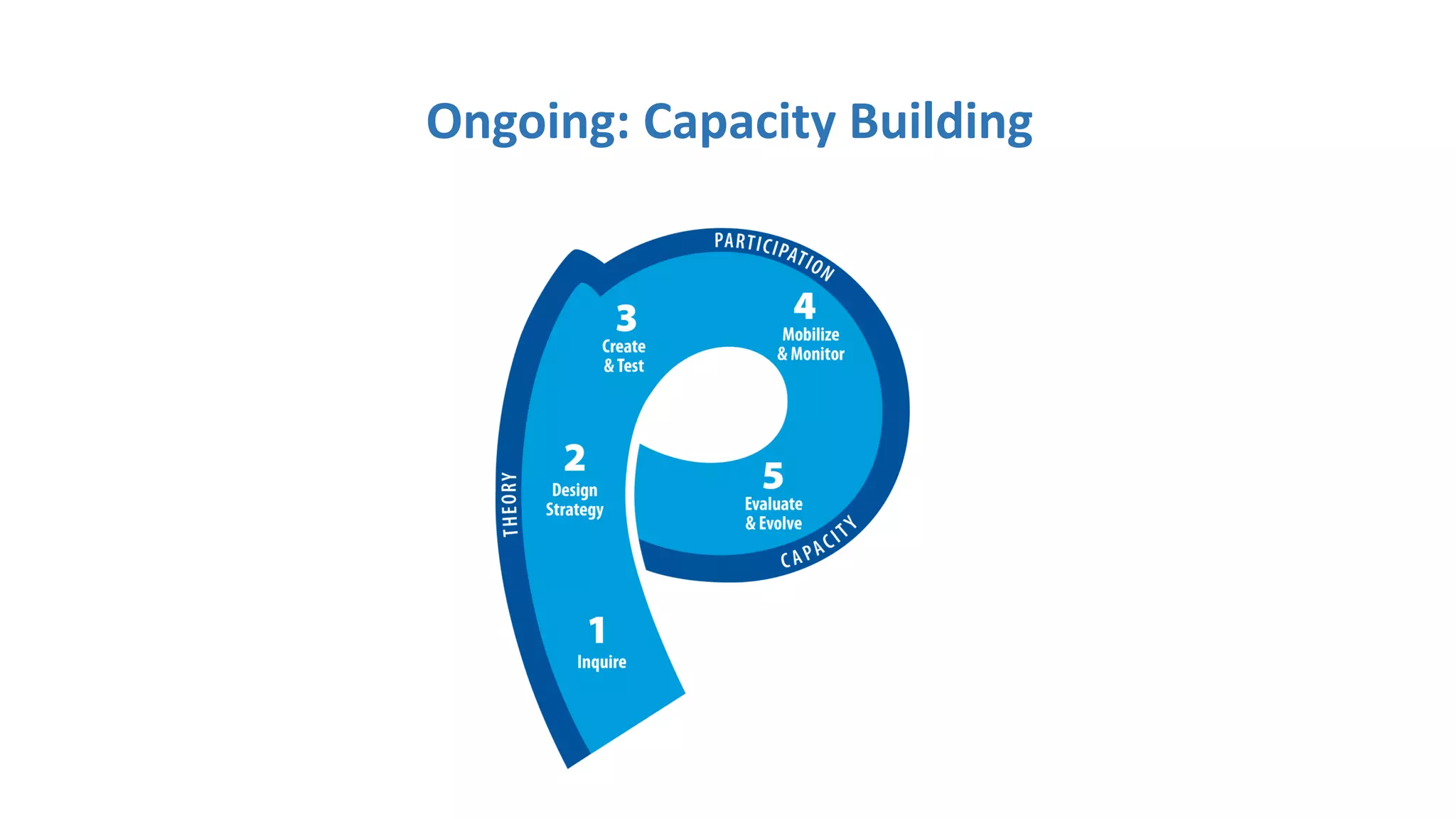 Ongoing: Capacity Building
 