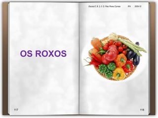 Escola E. B. 2,-3  D. Paio Peres Correia               8ºA        2009-10 Alho FrancêsO alho francês é um bolbo derivado de uma variedade de alho do Próximo Oriente, cultivado por Egípcios e Hebreus e largamente consumido pelos Romanos. Podem ser utilizados crus em saladas. Os alhos franceses têm aproximadamente 25 cm de comprimento. A parte comestível é a parte branca e verde clara do caule, cuja parte mais tenra pode ser comida, mas que há medida que o alho francês envelhece, adquire um leve sabor a madeira. A parte subterrânea do alho francês (de cor branca) é a preferida dos cozinheiros, para preparar sopas, guisados e gratinados, no entanto, as folhas verdes não devem ser desperdiçadas, podendo aplicar-se na confecção de sopas.   Receita da sopa de alho francês: Ingredientes:3 cenouras250 gr de batatas 200 gr. De couve-flor 2 alhos franceses sem as folhas2 cebolasazeite e salPreparação:Cozer as batatas descascadas e cortadas em quartos, juntamente com as cebolas, a couve-flor e as cenouras em agua (2lt, 2,5 lt), depois de ferver juntar o azeite e cozer cerca de 10 a 15 minutos, passar com a varinha mágica, levar novamente ao lume com os alhos franceses cortados em rodelas, temperar de sal e deixar cozer mais um pouco.8788