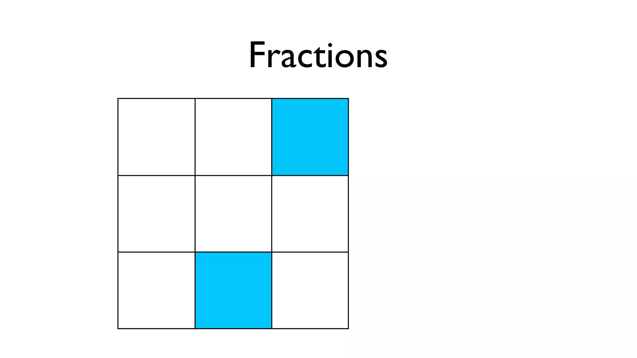 Fractions
 