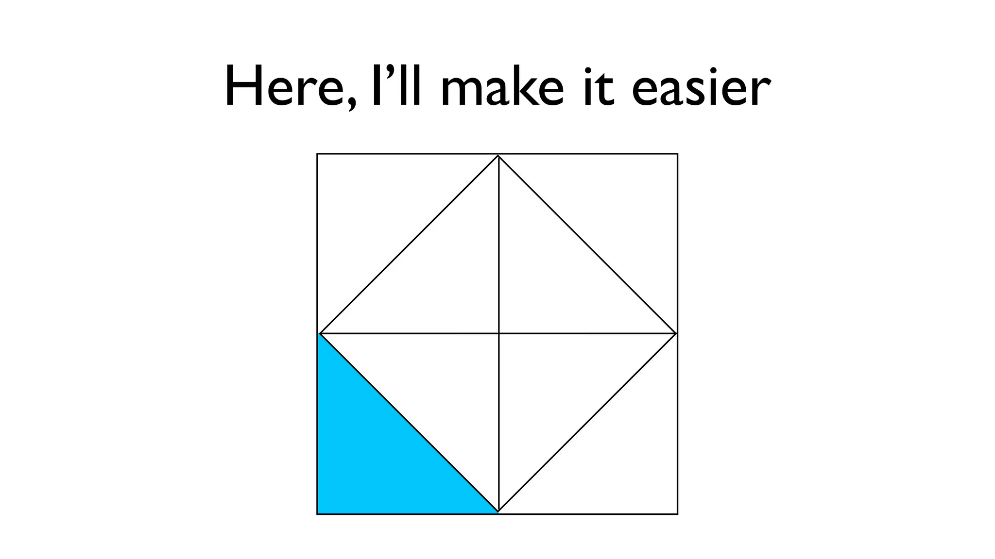 Here, I’ll make it easier
 