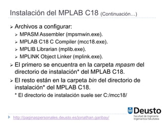 P01.Desarrollo de aplicaciones con mplab | PDF