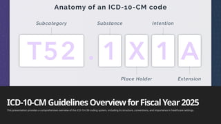 P01-ICD-10-CM Guidelines Overview for Fiscal Year 2025.pptx