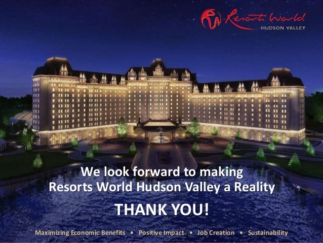 resorts world hudson valley presentation