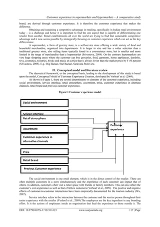 Customer experience in supermarkets and hypermarkets – A comparative ...