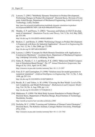 Using Dynamic Simulation in the Development of Construction Machinery | PDF