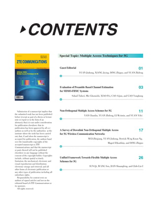 Multiple Access Techniques for 5G | PDF
