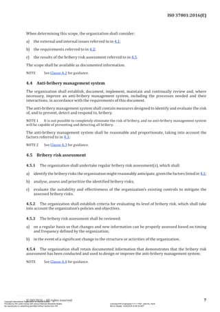 Iso 37001 Checklist.pdf ISO 37001 Anti-bribery management systemsStandard Document | PDF