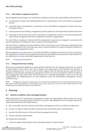 Iso 37001 Checklist.pdf ISO 37001 Anti-bribery management systemsStandard Document | PDF