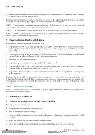 ISO 37001 Anti-bribery management systemsStandard Document | PDF