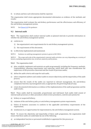 Iso 37001 Checklist.pdf ISO 37001 Anti-bribery management systemsStandard Document | PDF