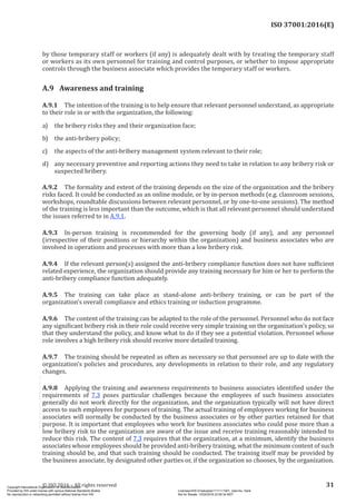 Iso 37001 Checklist.pdf ISO 37001 Anti-bribery management systemsStandard Document | PDF