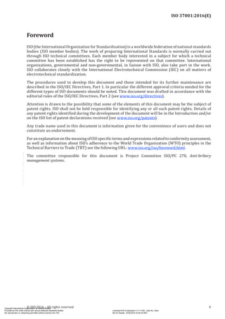 Iso 37001 Checklist.pdf ISO 37001 Anti-bribery management systemsStandard Document | PDF