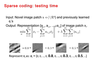 P02 sparse coding cvpr2012 deep learning methods for vision | PPT