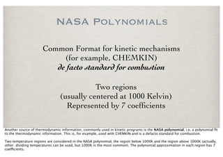 Nasa Polynomials Thermodynamics | PDF