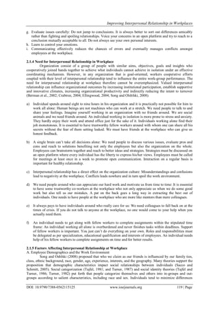 Improving Interpersonal Relationship in Workplaces | PDF