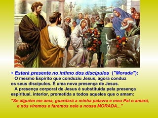 * MORADA DE DEUS:
Que alegria a Santíssima Trindade habitar em nossa pobreza.
O que ele nos pede, é algo que podemos dar, ...