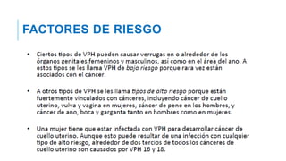 FACTORES DE RIESGO
 