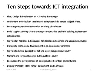 Effective Pedagogical Integration of ICTs in Education: Strategies and ...