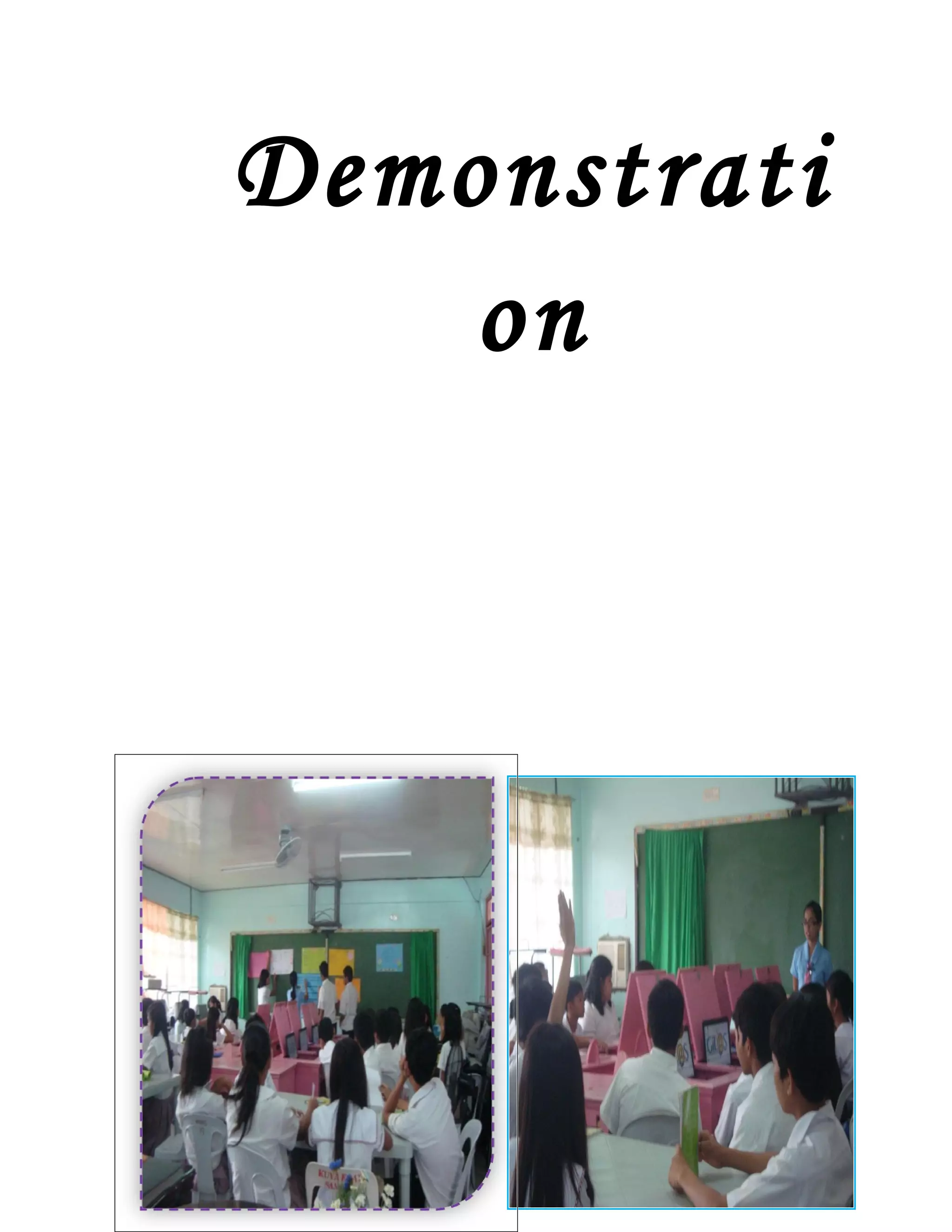 Demonstrati
    on
 