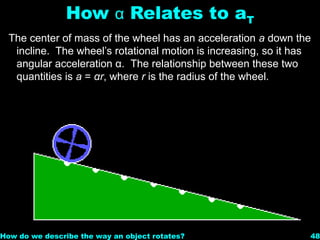Physics one Rotational Kinematics slideshow | PPTX