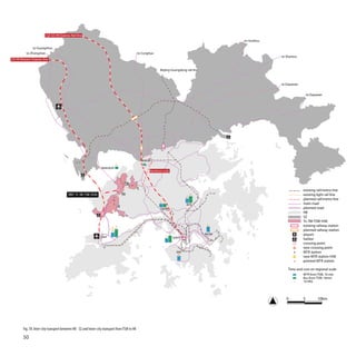 GZ-SZ-HK Express Rail line
                                                                                                                                                                                  to Huizhou

               to Guangzhou
          to Zhongshan                                                                               to Conghua
                                                                                                                                                                                               to Shantou
SZ-HK Western Express line


                                                                                                                           Beijing-Guangdong rail line



                                                                                                                                                                                               to Dayawan


                                                                                                                                                                                                                to Dayawan




                                                                                                          Lok Ma Chau
                                                                                                            $
                                                                                      $$
                                                                  Shenzhen Bay Port
                                                                                                                    Northern Link


                                                                                               TSW
                                                                                                     YL                                                                                                     existing rail/metro line
                                         WNT: YL-TM-TSW-(HSK)                                HSK                                                            $$
                                                                                                                                                                 $$                                         existing light rail line
                                                                                                                                                                                                            planned rail/metro line
                                                                                                                           $$   $
                                                                                                                                                            Sha Tin                                         main road
                                                                                        TM                                 Tsuen Wan                                                                        planned road
                                                                                                                                                                                                            HK
                                                                                                                                                                                                            SZ
                                                                                                                                                                                                            YL-TM-TSW-HSK
                                                                                                                                                                        $$$                                 existing railway station
                                                                               $$$ $$
                                                                               $$$                                                                                                                          planned railway station
                                                                                                                                         $$                           Kwun Tong                             airport
                                                                   Airport                                                          $$
                                                                                                                                              Yau Ma Tei                                                    harbor
                                                                                                                                                                                                            crossing point
                                                                                                                                                                                                            new crossing point
                                                                                                                                                  Central
                                                                                                                                                     $$$
                                                                                                                                                                                                            MTR station
                                                                                                                                                                                                            new MTR station-HSK
                                                                                                                                                                                                            pointed MTR station

                                                                                                                                                                                                   Time and cost on regional scale
                                                                                                                                                                                                            MTR from TSW, 10 min
                                                                                                                                                                                                            Bus from TSW, 10min
                                                                                                                                                                                                       $    10 HK$




                                                                                                                                                                                                  0         5          10km




        Fig. 78: Inter-city transport between HK - SZ and Inner-city transport from TSW in HK

        50
 