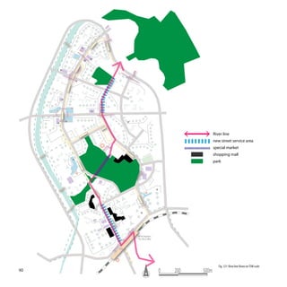 River line
                               new street service area
                               special market
                               shopping mall
                               park




          P




     n
      i




                                  Fig. 121: View line Vision on TSW scale
90            0   200   500m
 