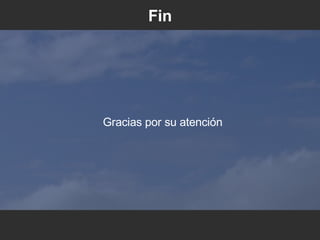 Fin Gracias por su atención 