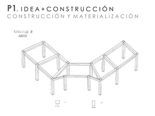 P1. I D E A + C O N S T R U C C I Ó N
C O N S T R U C C I Ó N Y M A T E R I A L I Z A C I Ó N
 