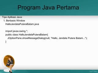 Introduction Java Programming | PPT | Free Download