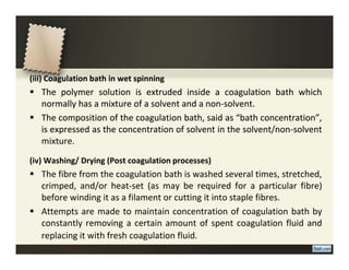 Polymer Spinning and its different techniques | PDF