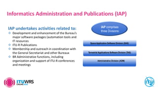 ITU Basics and Facts - ITU WRS J Wilson 2020 | PDF