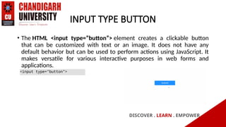 FORMS AND INPUT CONTROLS IN HTML IN CODING | PPTX