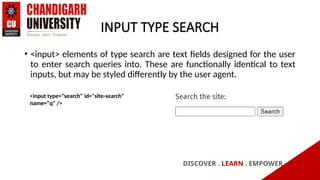 FORMS AND INPUT CONTROLS IN HTML IN CODING | PPTX