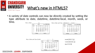 FORMS AND INPUT CONTROLS IN HTML IN CODING | PPTX