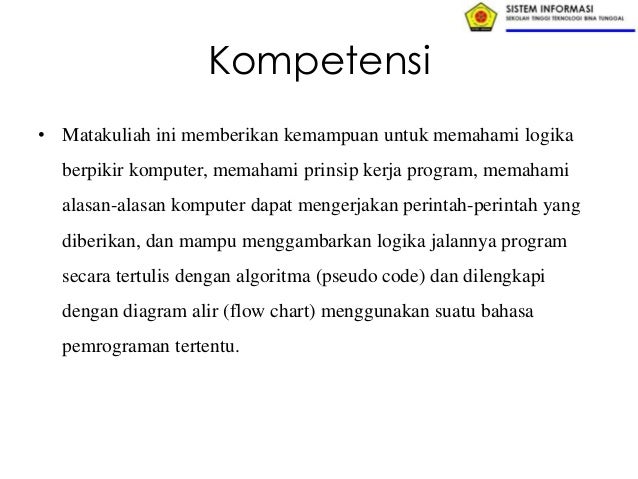 Algoritma Dan Pemrograman Part 1 Algoritma Dan Pemrograman Part 1