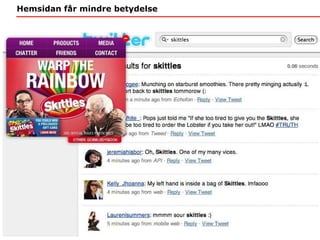 Hemsidan får mindre betydelse 