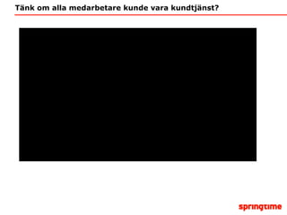 Tänk om alla medarbetare kunde vara kundtjänst? 