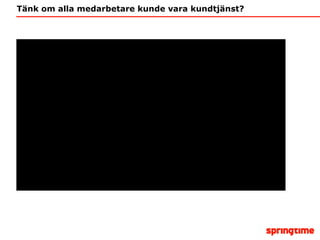 Tänk om alla medarbetare kunde vara kundtjänst? 