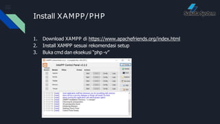 P1 Laravel Introduction And Setup Pptx P1 Laravel Introduction And Setup Pptx