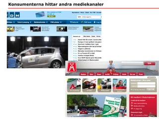 Konsumenterna hittar andra mediekanaler 